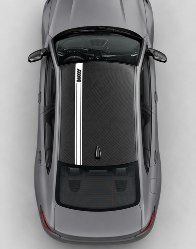 M Style Dachstreifen Vinyl-Aufkleber für BMW M3 Competition Dach Seiten Vinyl-Aufkleber für BMW M3 G80/G81 2020-heute