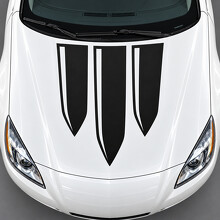 Three Shield Blades Motorhauben-Vinylaufkleber für Buick Regal GS 2012-2013_2