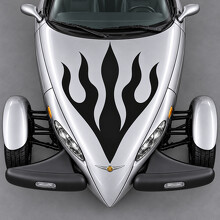 Fünf-Flammen-Lüfter-Motorhauben-Vinylaufkleber für Chrysler Prowler 2001-2002_2