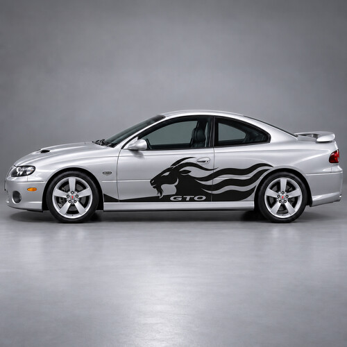 6.0 Goat Smoke Seiten Vinyl Aufkleber für Pontiac GTO 2006_1