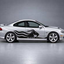 6.0 Goat Smoke Seiten Vinyl Aufkleber für Pontiac GTO 2006_2
