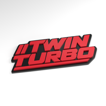 Twin Turbo Twin Slash 3D Acryl Emblem_3