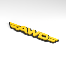 AWD Twin Wings 3D Acryl-Emblem_2