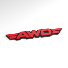 AWD Twin Wings 3D Acryl-Emblem_3