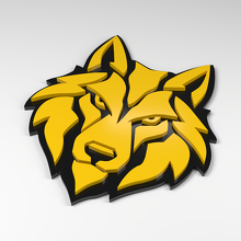 Wolf Ice Fang 3D Acryl Emblem_2