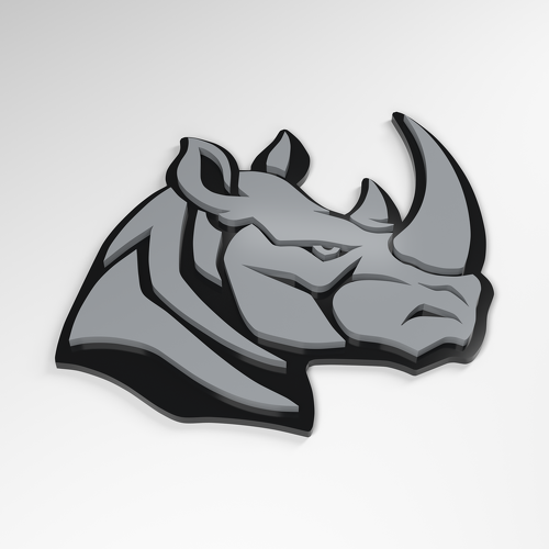 Rhino Forward Force 3D Acryl-Emblem_1