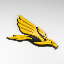 Falcon Swept Wing 3D Acryl Emblem_2