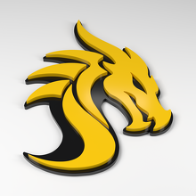 Dragon S-Curve 3D Acryl-Emblem_2