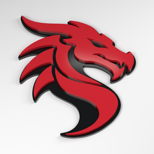 Dragon S-Curve 3D Acryl-Emblem_3