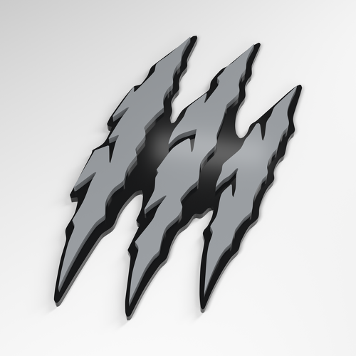 Claw Triple Slash 3D Acryl-Emblem_1