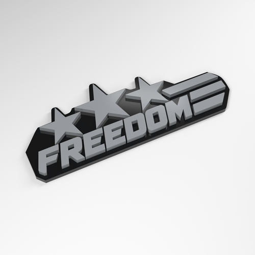 Freedom Heritage 3D Acryl-Emblem