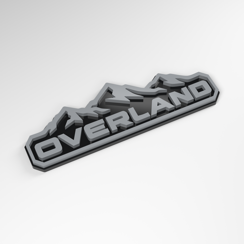 Overland Horizon 3D-Acrylschild