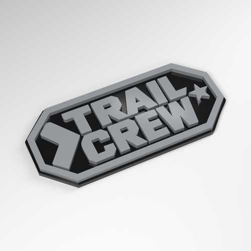 Trail Crew Club 3D Acryl-Abzeichen