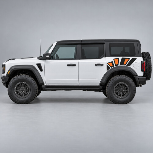 Raptor Rock Shards Heckkotflügel Vinyl-Aufkleber für Ford Bronco 2024_1