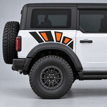 Raptor Rock Shards Heckkotflügel Vinyl-Aufkleber für Ford Bronco 2024_2