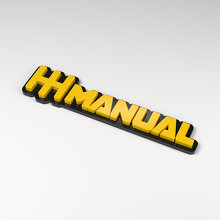 Manuelles Schaltwählhebel 3D Acryl Auto Emblem_2