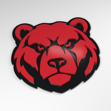 Grizzly Bear 3D Acryl Autoaufkleber_3