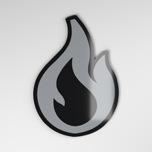 Flame 3D Acryl Autoemblem_4