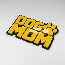 Dog Mom 3D Acryl Auto Abzeichen_2