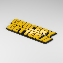 Grocery Getter 3D Acryl Autoemblem_2
