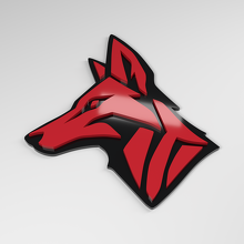 Coyote 3D Acryl Autoaufkleber_3