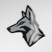 Coyote 3D Acryl Autoaufkleber_4