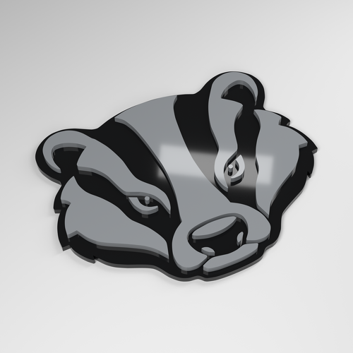 Badger 3D Acryl Auto-Emblem_1