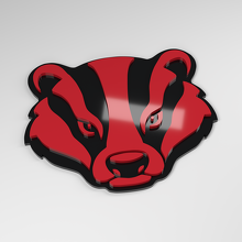 Badger 3D Acryl Auto-Emblem_3