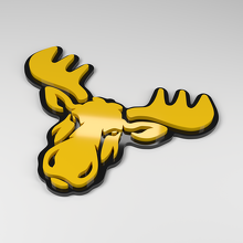 Moose 3D Acryl Autoemblem_2