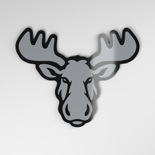 Moose 3D Acryl Autoemblem_4