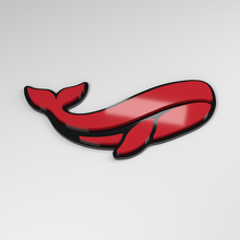 Whale 3D Acryl Autoemblem_3
