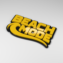 Beach Mode 3D Acryl Autoaufkleber_2