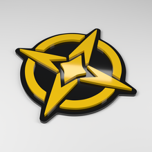 Kompass 3D Acryl Auto-Emblem_2