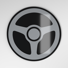 Lenkrad 3D Acryl Auto Emblem_4