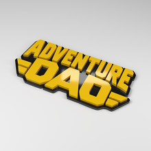 Adventure Dad 3D Acryl Autoaufkleber_2