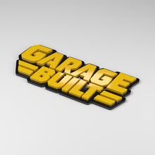 Garage Built 3D Acryl Autoaufkleber_2