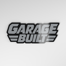 Garage Built 3D Acryl Autoaufkleber_4