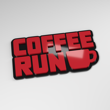 Coffee Run 3D Acryl Autoaufkleber_3