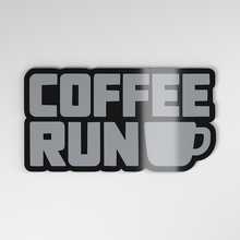 Coffee Run 3D Acryl Autoaufkleber_4