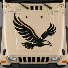 Sport TJ Banking Eagle Hauben Vinylaufkleber für Jeep Wrangler 2006_2