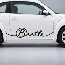 Roundel Script Seiten Vinylaufkleber für Volkswagen Käfer 2013_2