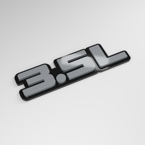 3,5L 3D Acryl Autoemblem_1