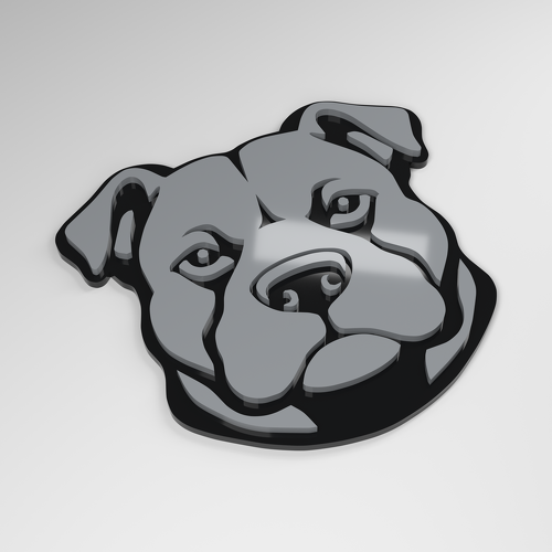 Pit Bull 3D Acryl Auto-Aufkleber