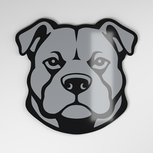 Pit Bull 3D Acryl Auto-Aufkleber_4