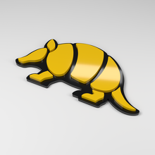 Armadillo 3D Acryl Autoaufkleber_2