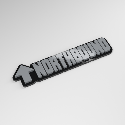 Nordwärts 3D Acryl Autoemblem_1