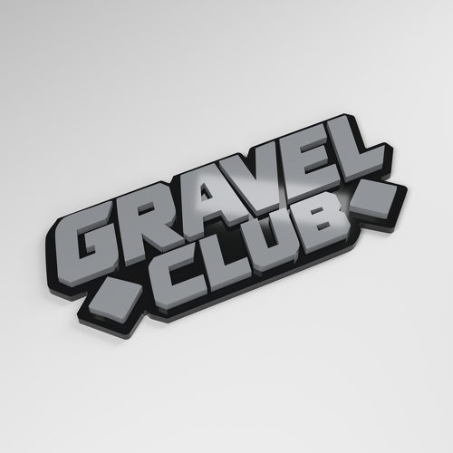 Gravel Club 3D Acryl Autoemblem_1