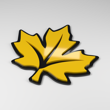 3D-Acryl-Autobadge Ahornblatt_2