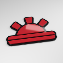 Sunrise 3D Acryl Autoemblem_3