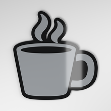 Kaffeetasse 3D Acryl Autoemblem_4